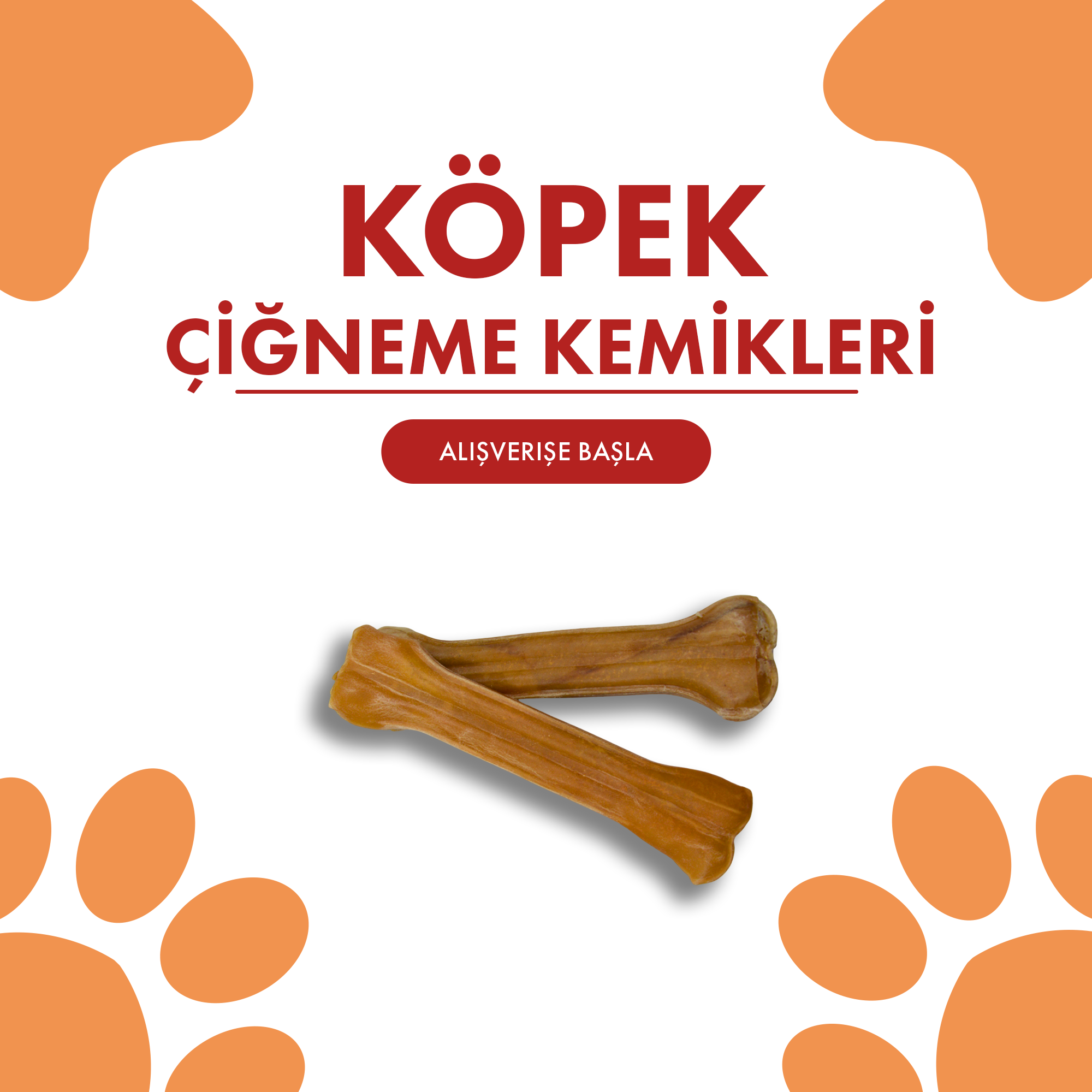 Köpek Çiğneme Kemikleri